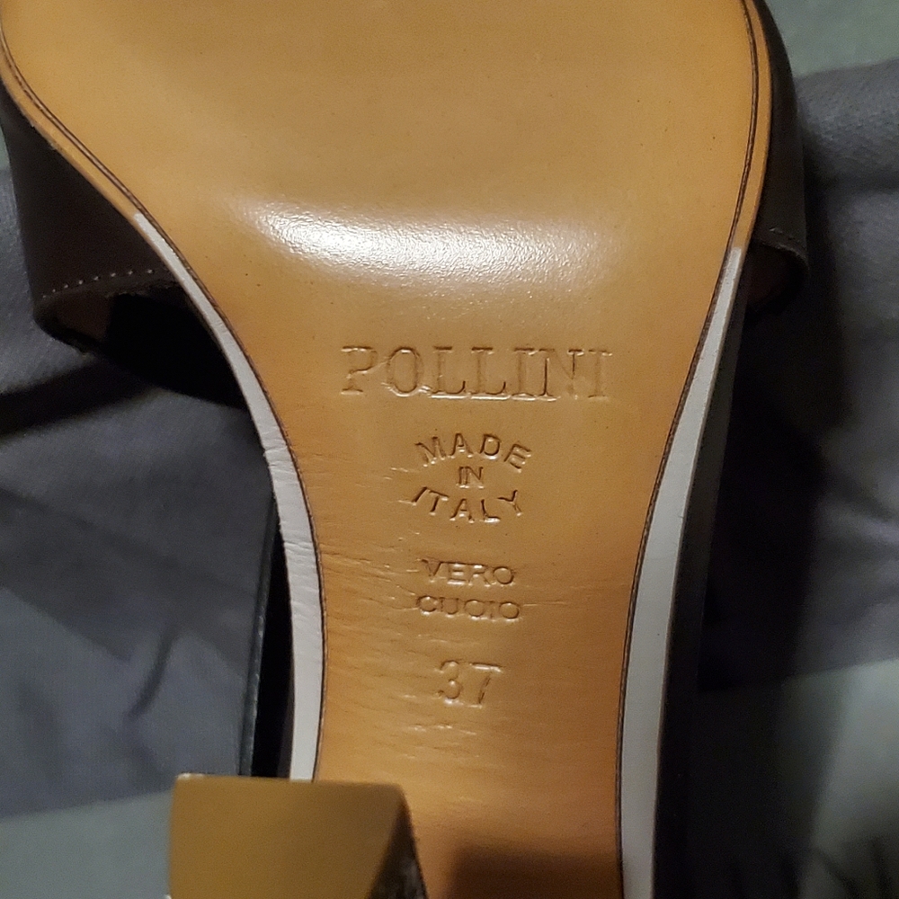 Pollini 100% leather python shoes - Picture 4 of 5